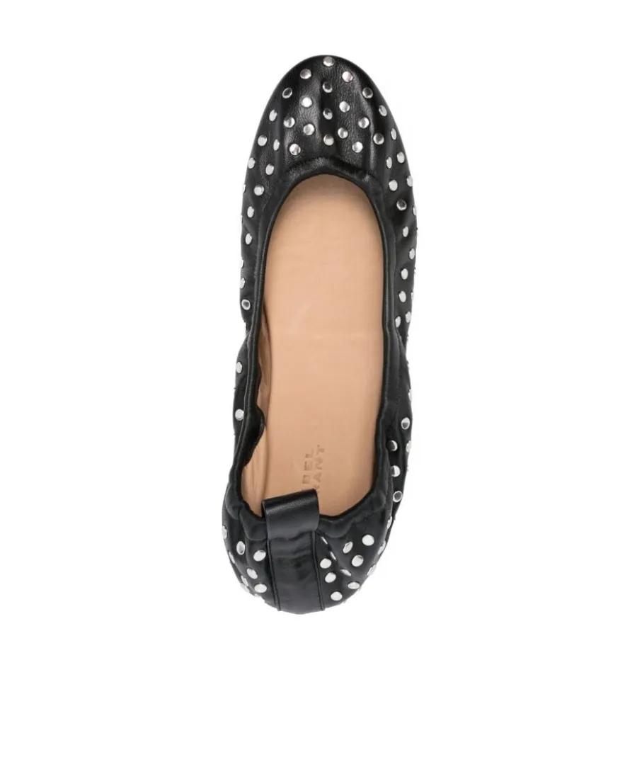Belna Studded Slip-On Ballet Flats