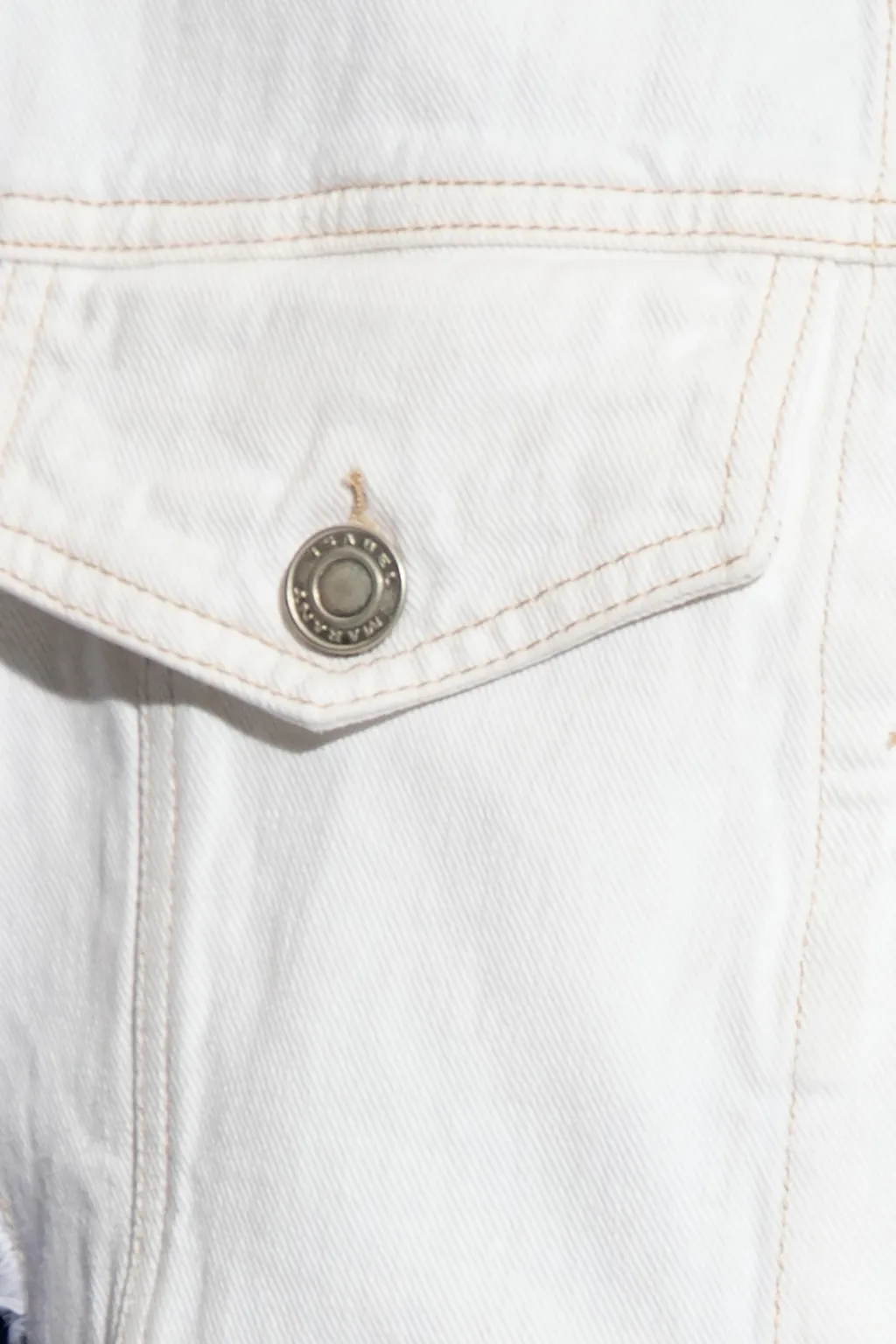 Tyra Raw-Cut Edge Denim Vest