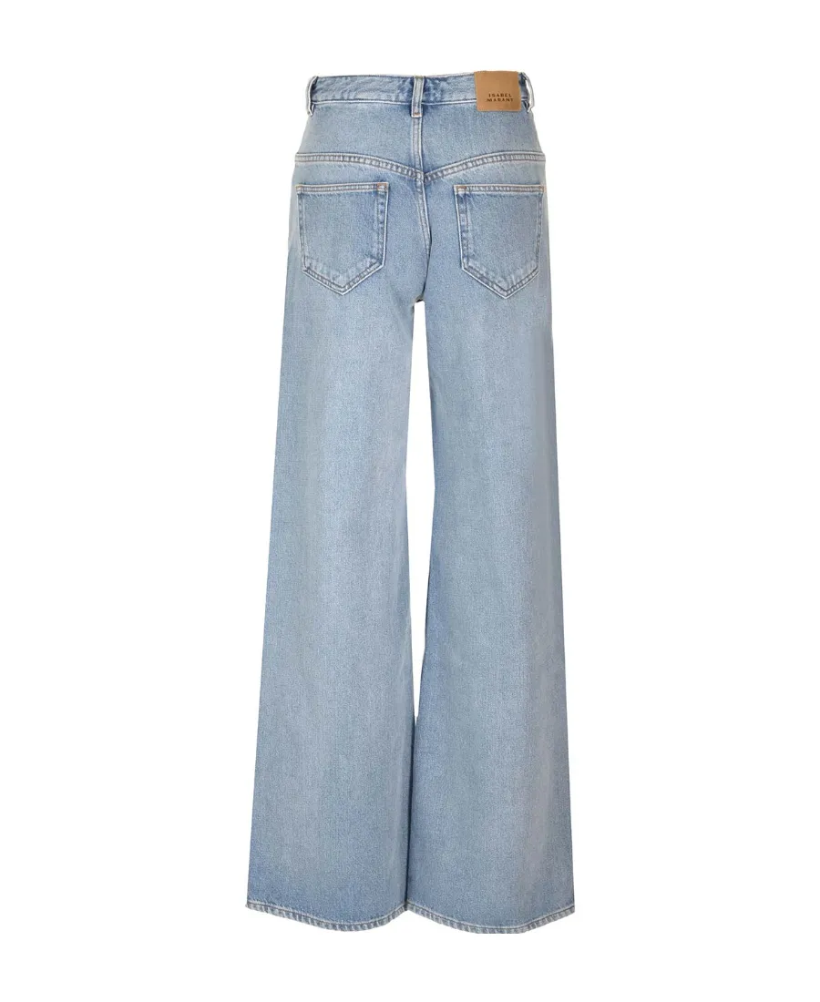 Lemony Wide-Leg Jeans