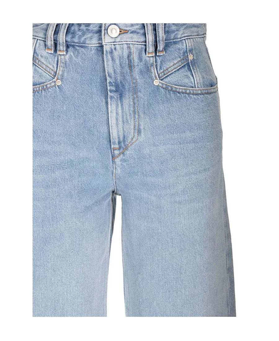 Lemony Wide-Leg Jeans