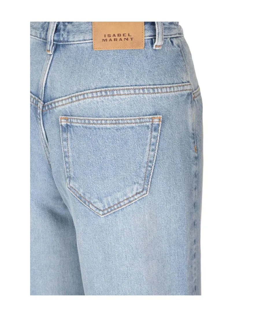 Lemony Wide-Leg Jeans