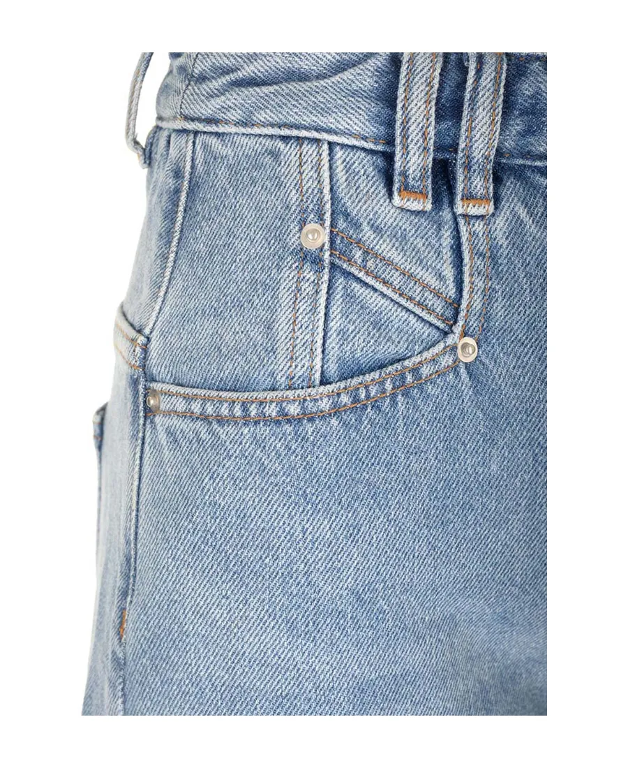 Lemony Wide-Leg Jeans