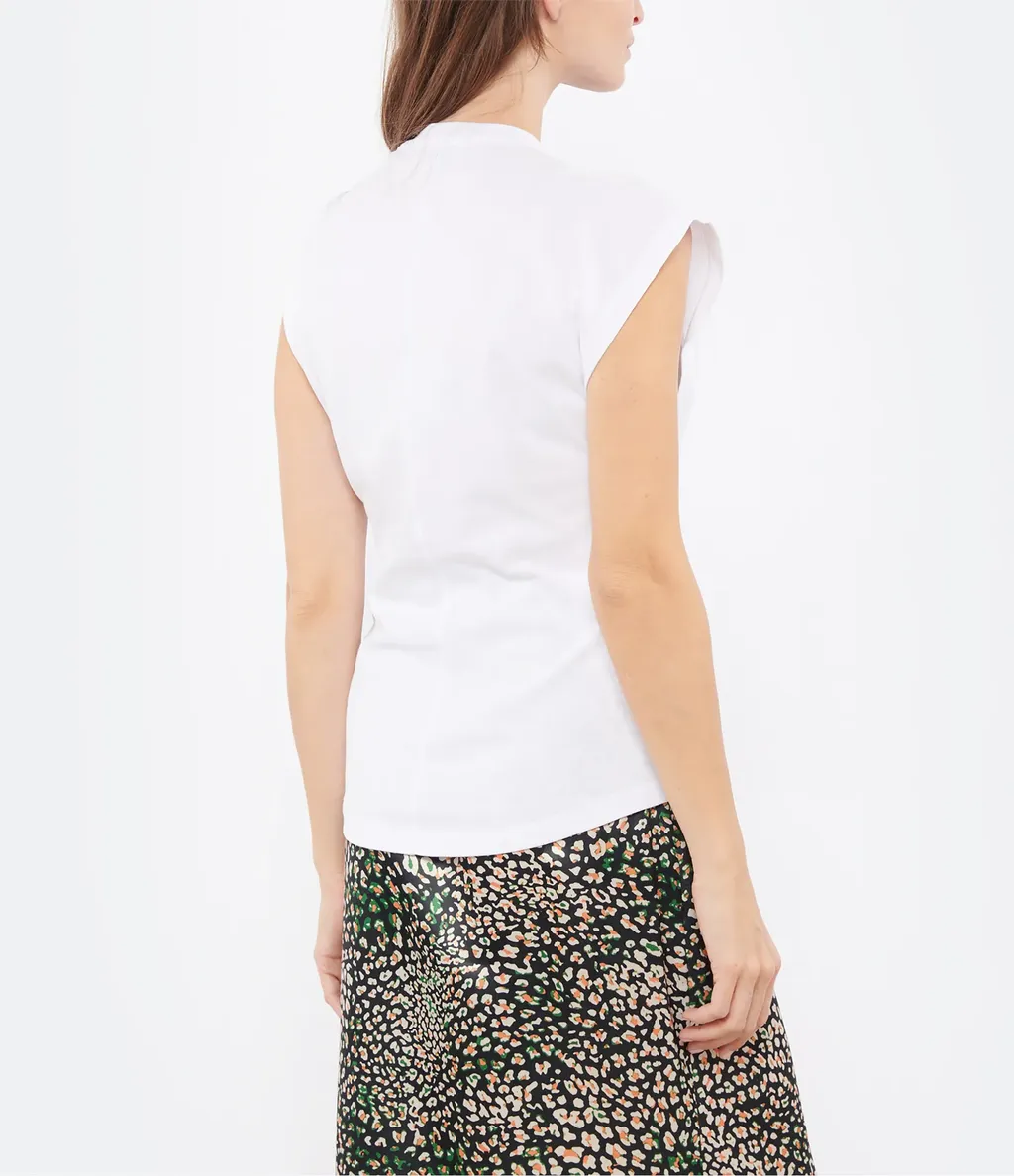 Nayda Asymmetric-Sleeved T-Shirt