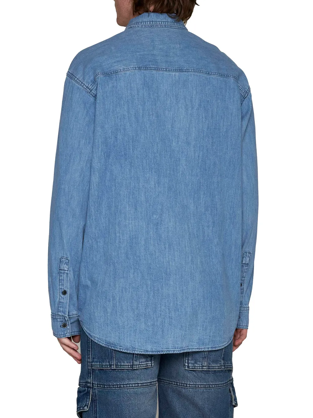 Long-Sleeved Button-Up Shirt
