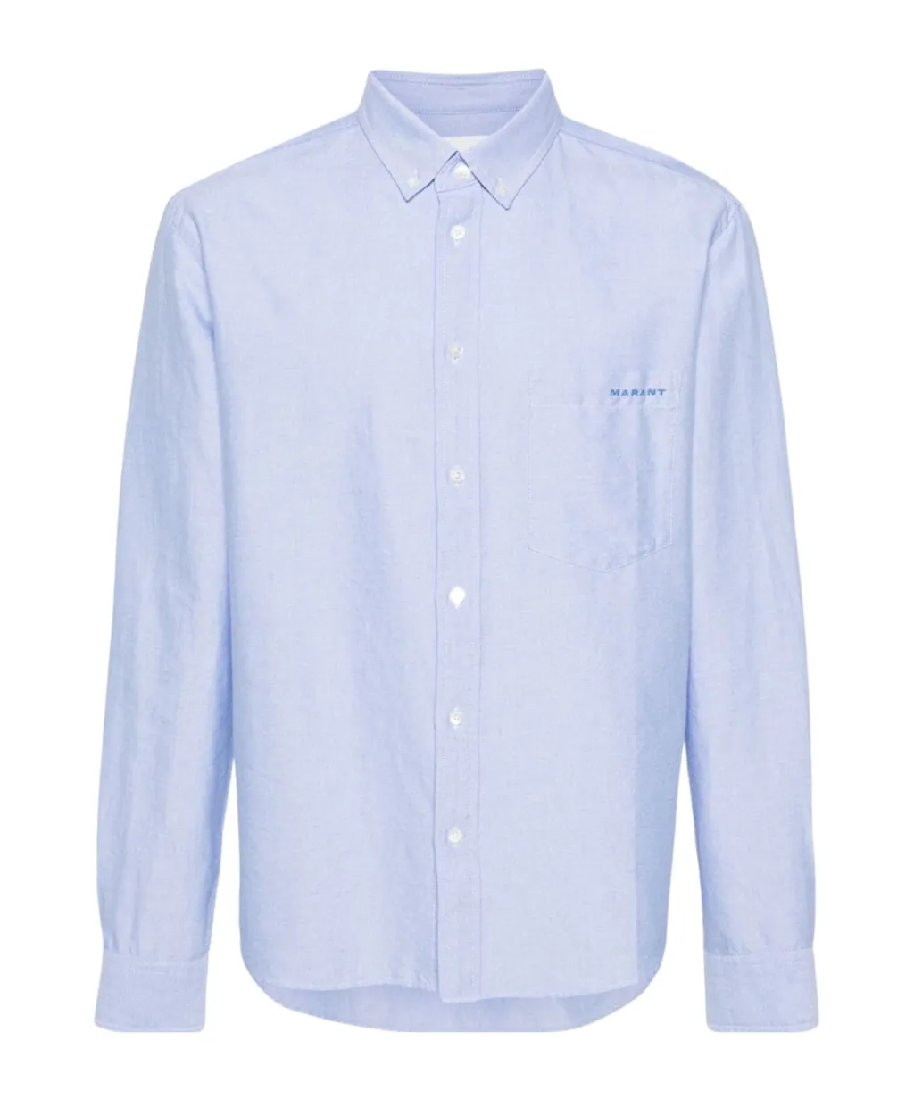 Jasolo Logo-Embroidered Buttoned Shirt