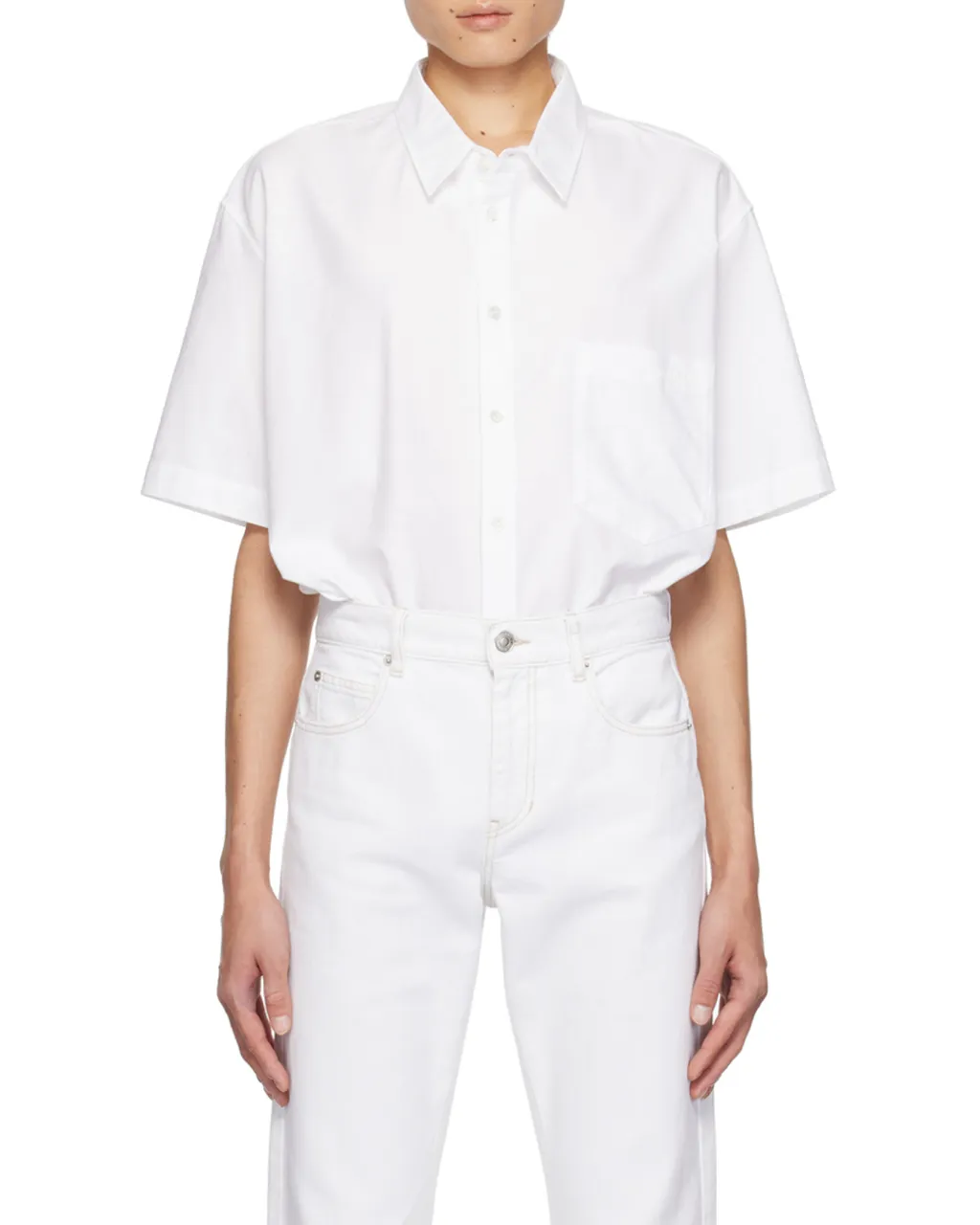Lapel Short-Sleeved Shirt