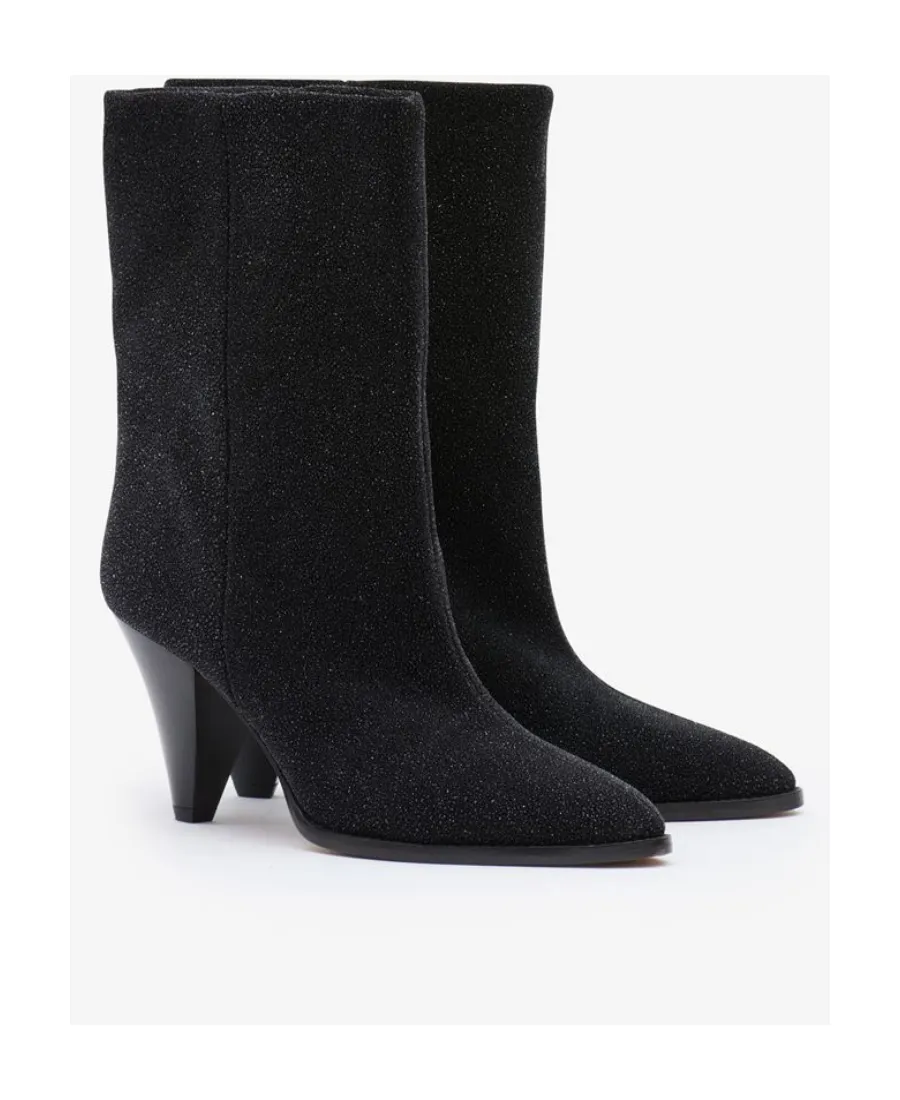 Rouxa Glitter Suede Leather Boots