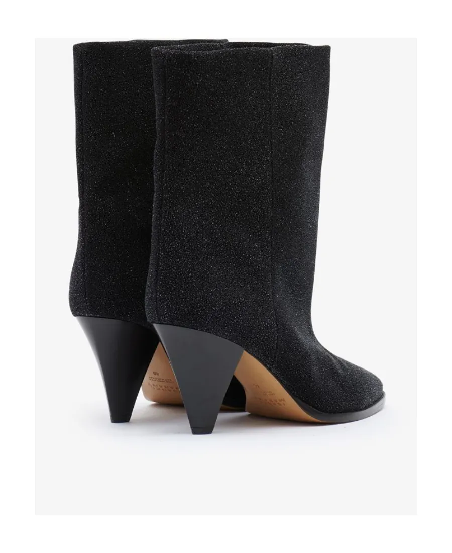 Rouxa Glitter Suede Leather Boots