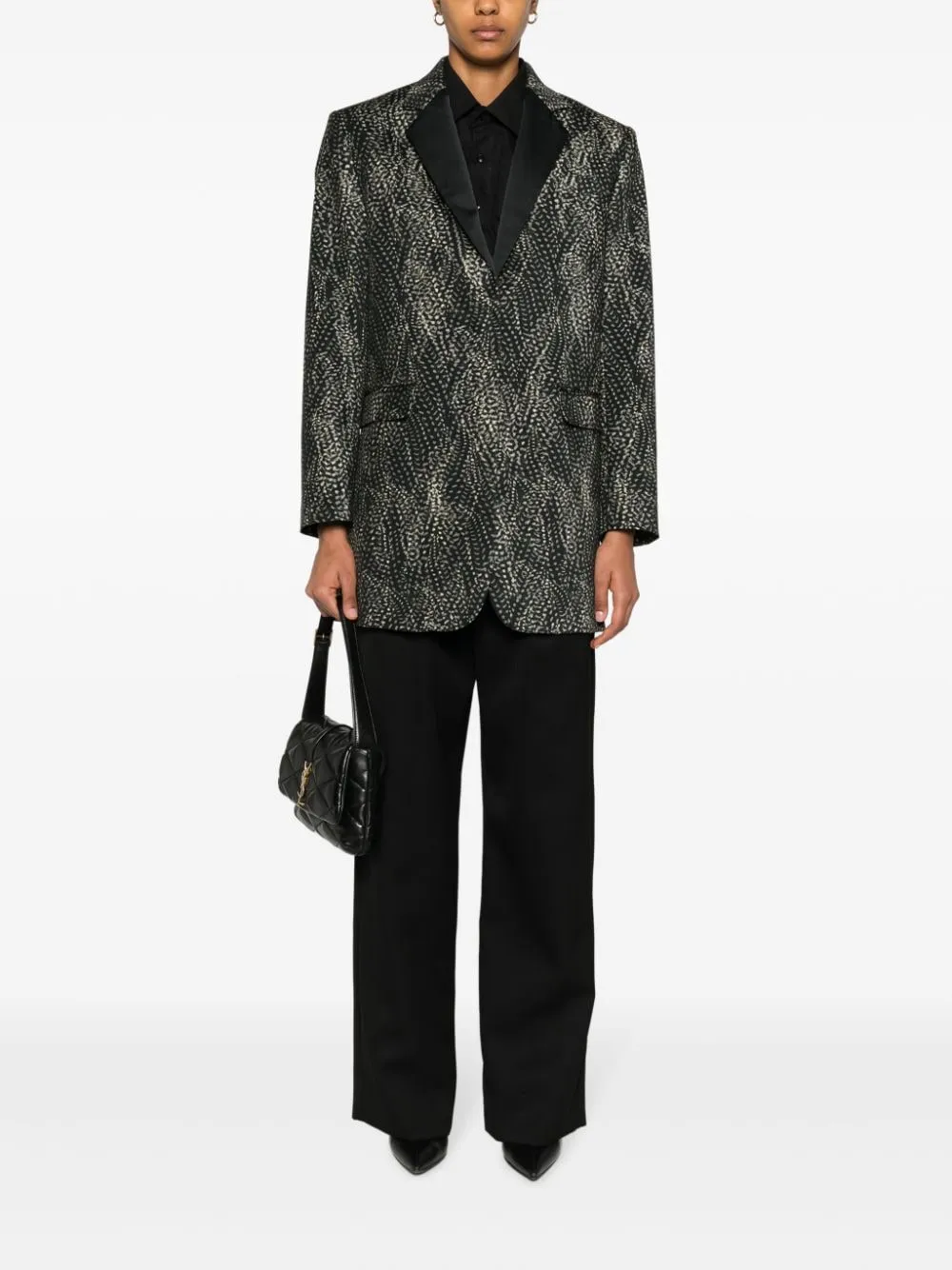 Long-Sleeved Blazer