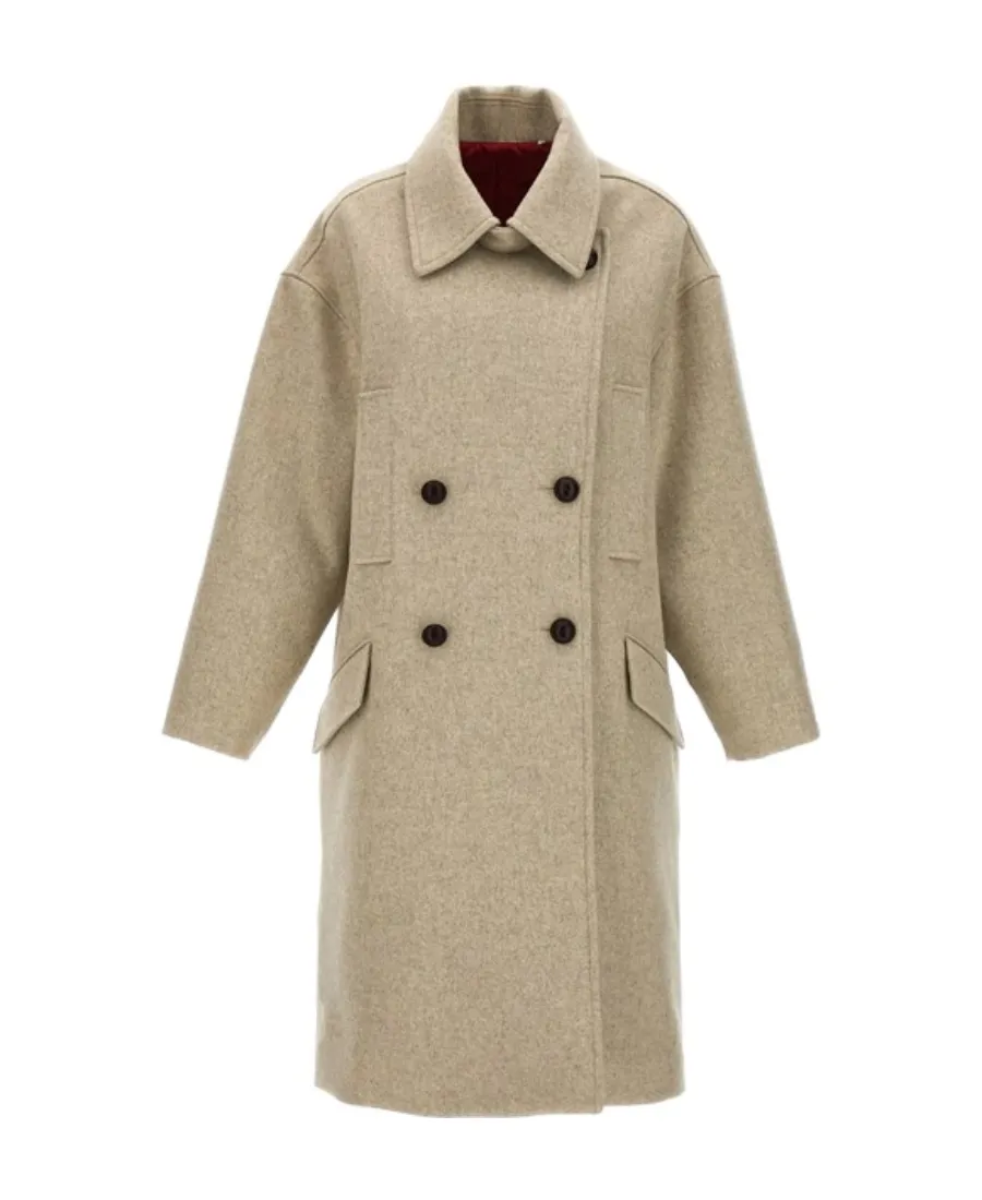 Oversized Double-Breasted Coat