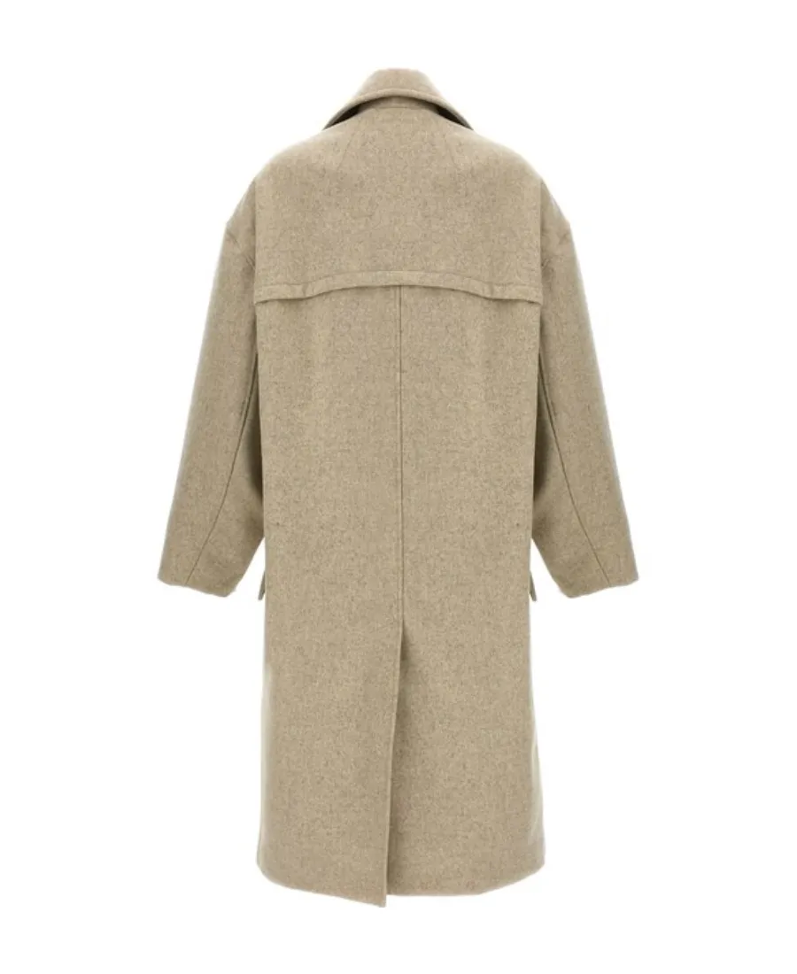Oversized Double-Breasted Coat