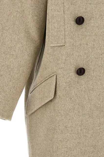 Oversized Double-Breasted Coat