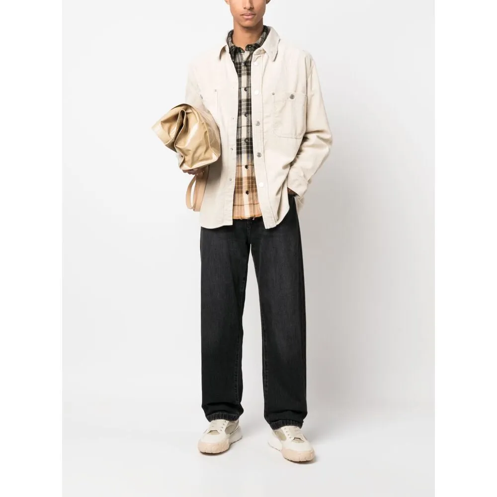 Buttoned Corduroy Shirt