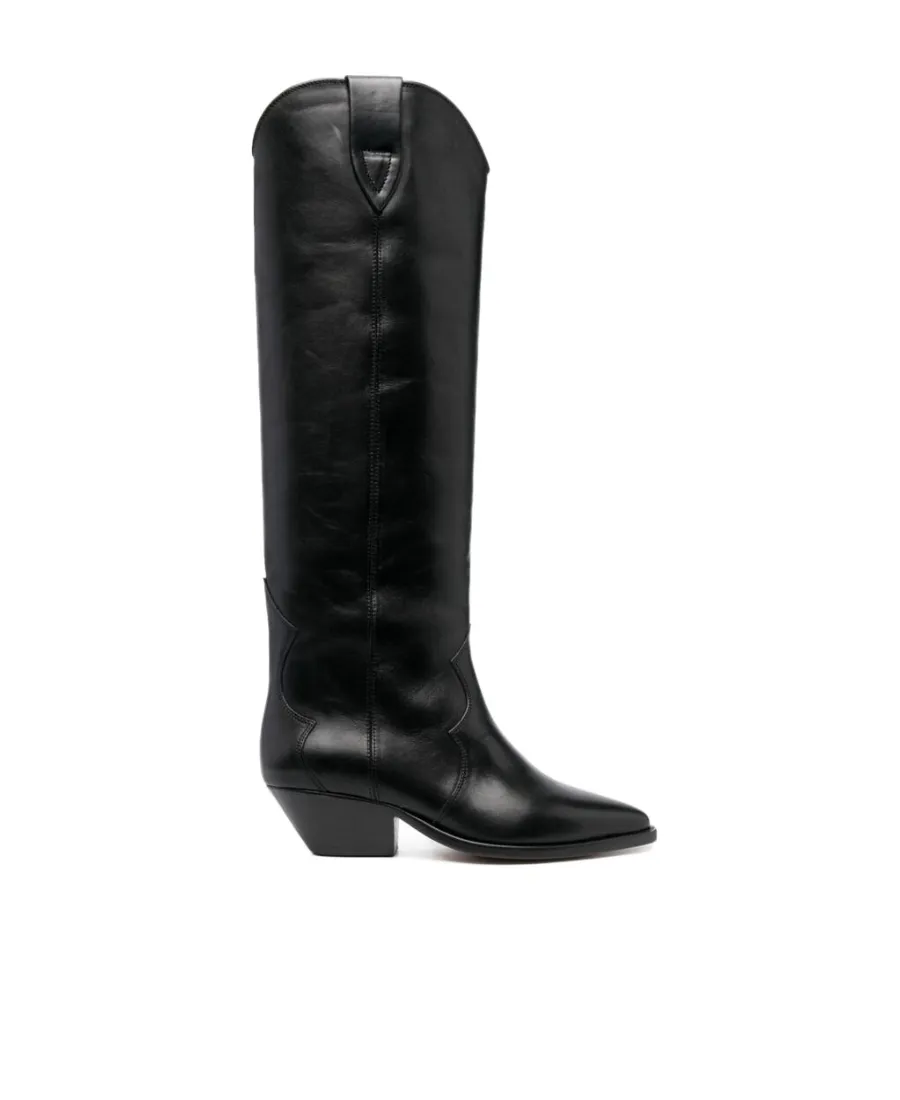 Denvee Pointed Toe Knee-High Boots