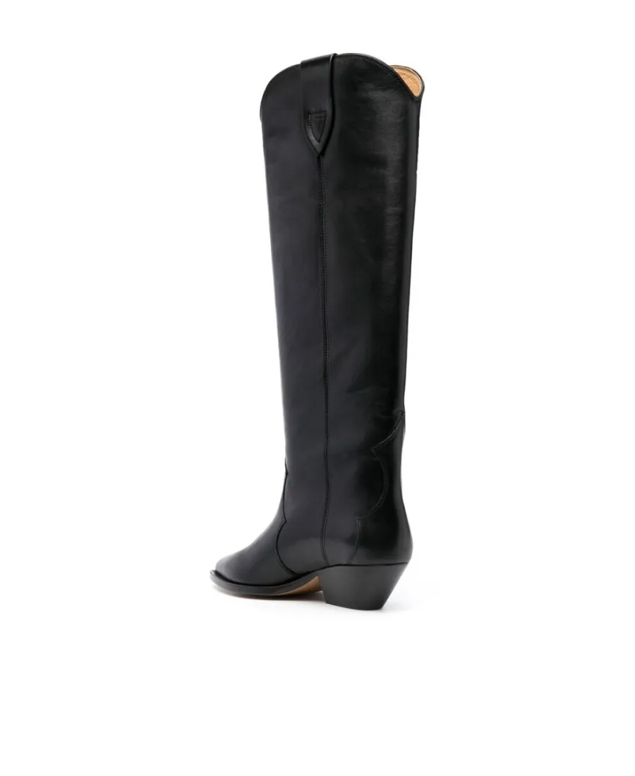 Denvee Pointed Toe Knee-High Boots
