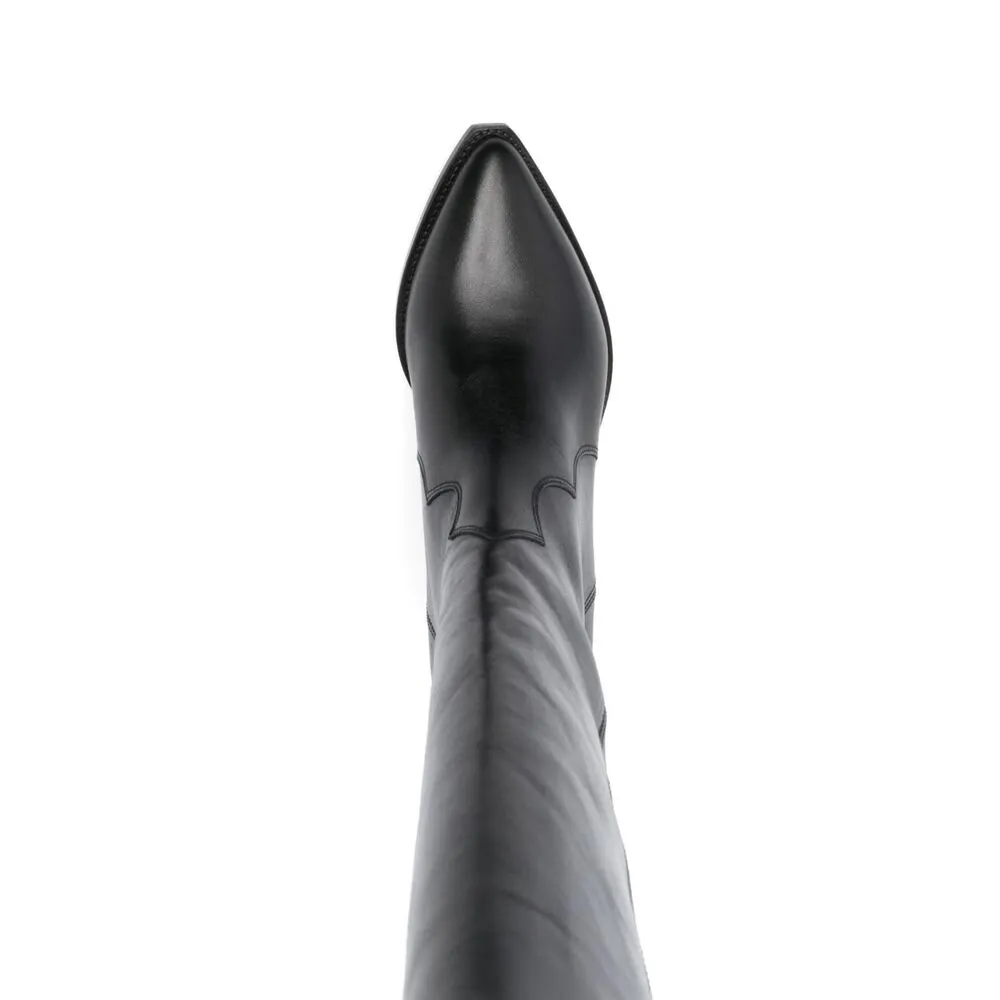 Denvee Pointed Toe Knee-High Boots