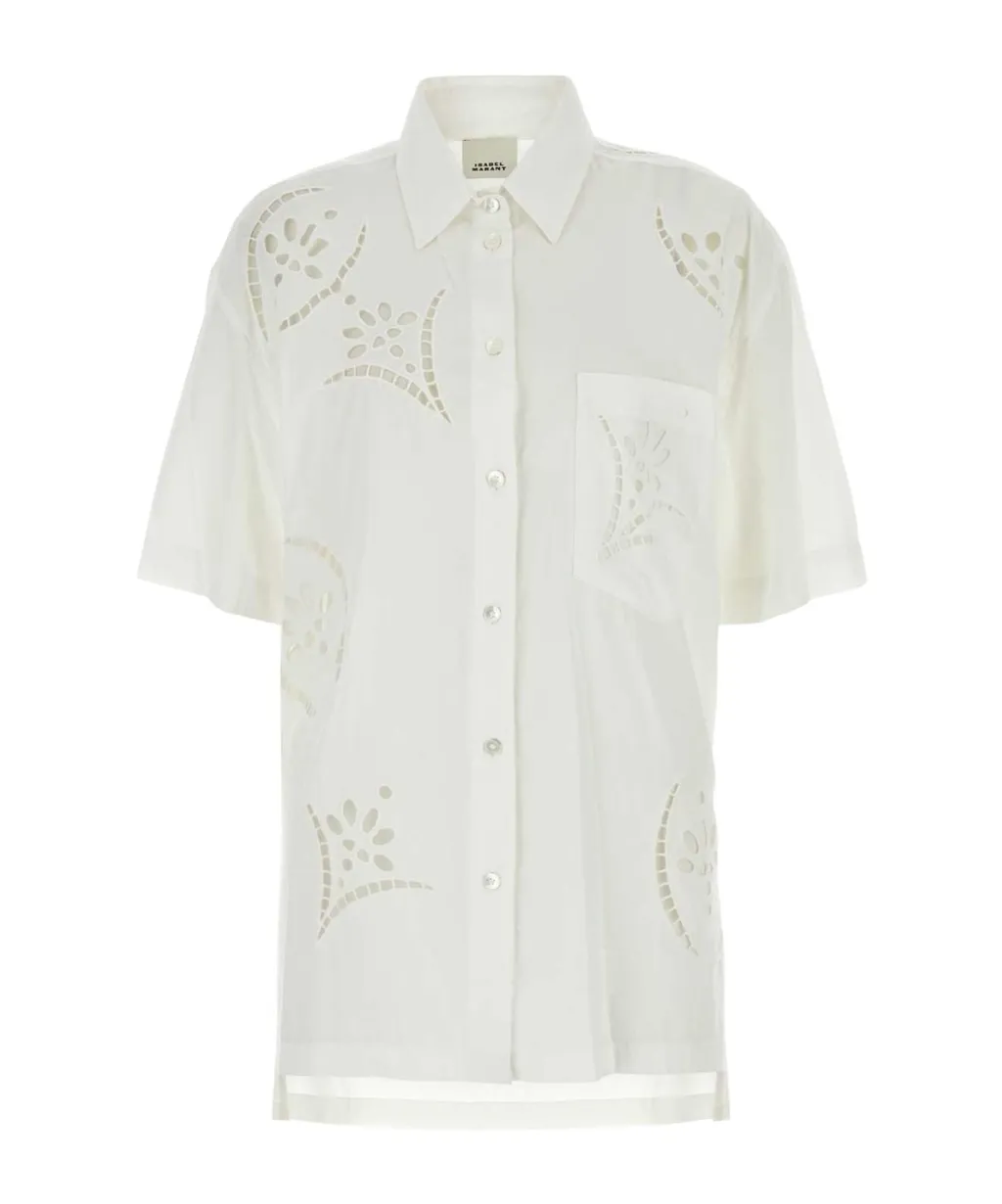 Bilya Broderie-Anglais Short-Sleeved Shirt