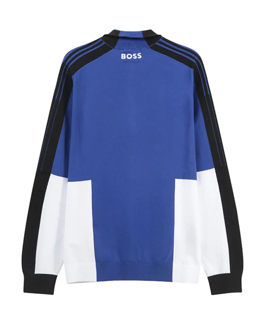 Long-Sleeved Zipper Sweatshirt
