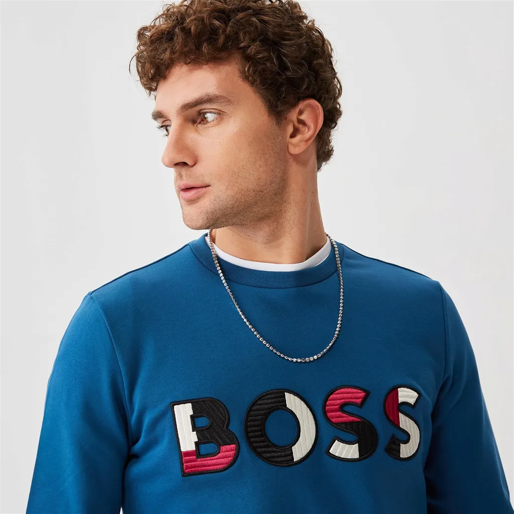 Logo Pattern Sweater