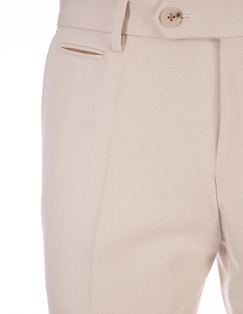 Mid-Rise Straight-Leg Trousers