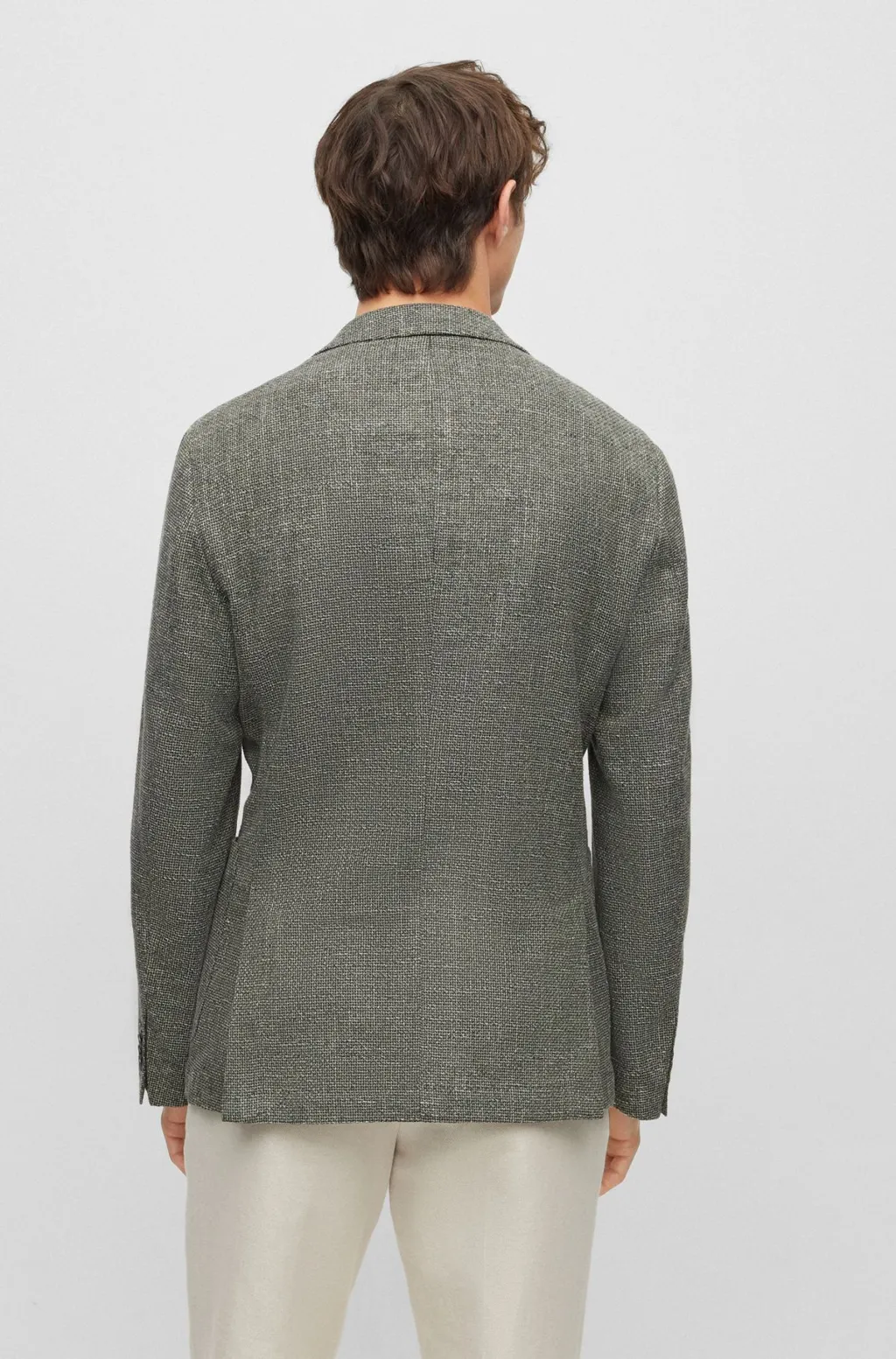 Long-Sleeved Suit Coat