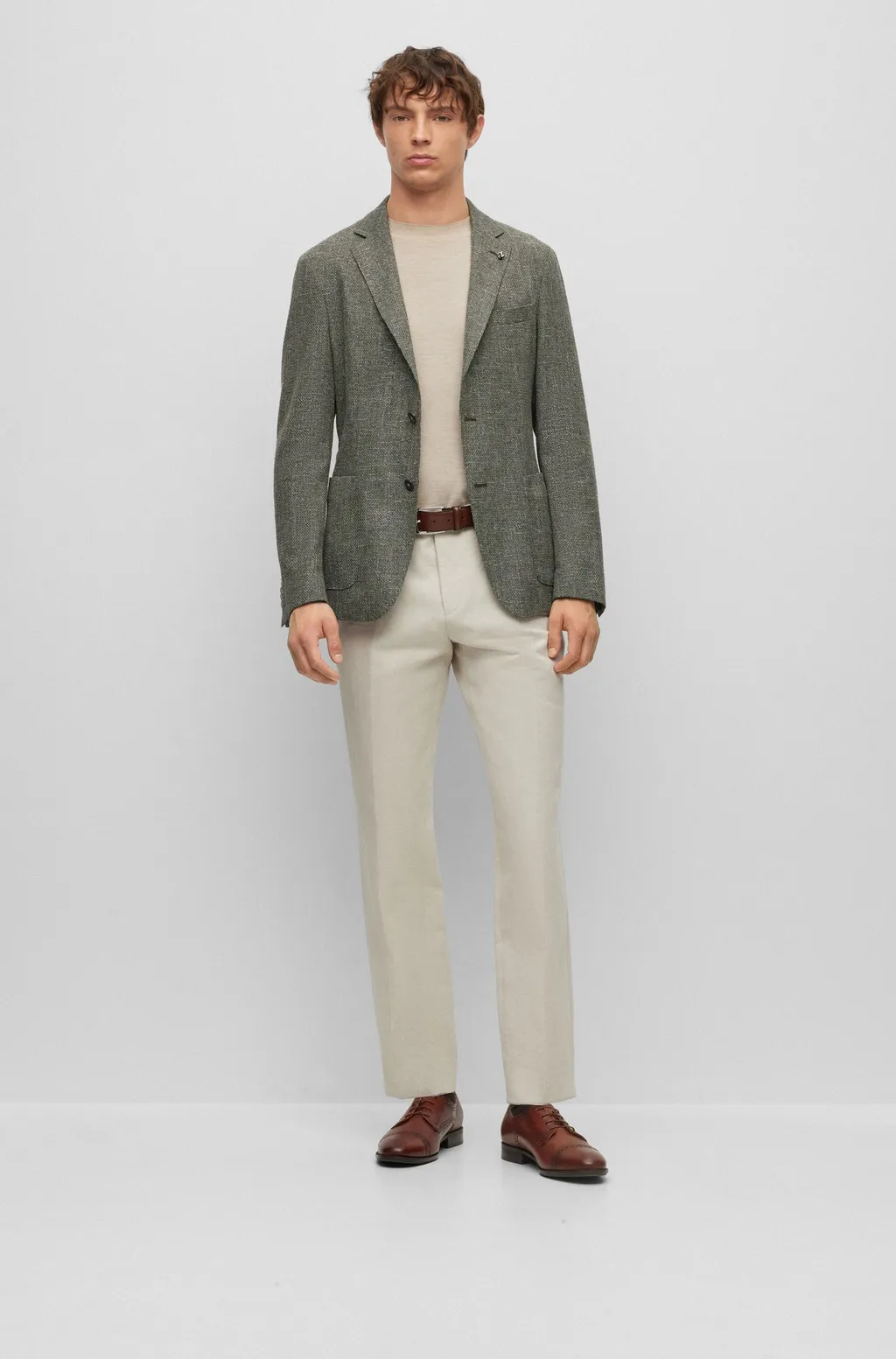 Long-Sleeved Suit Coat
