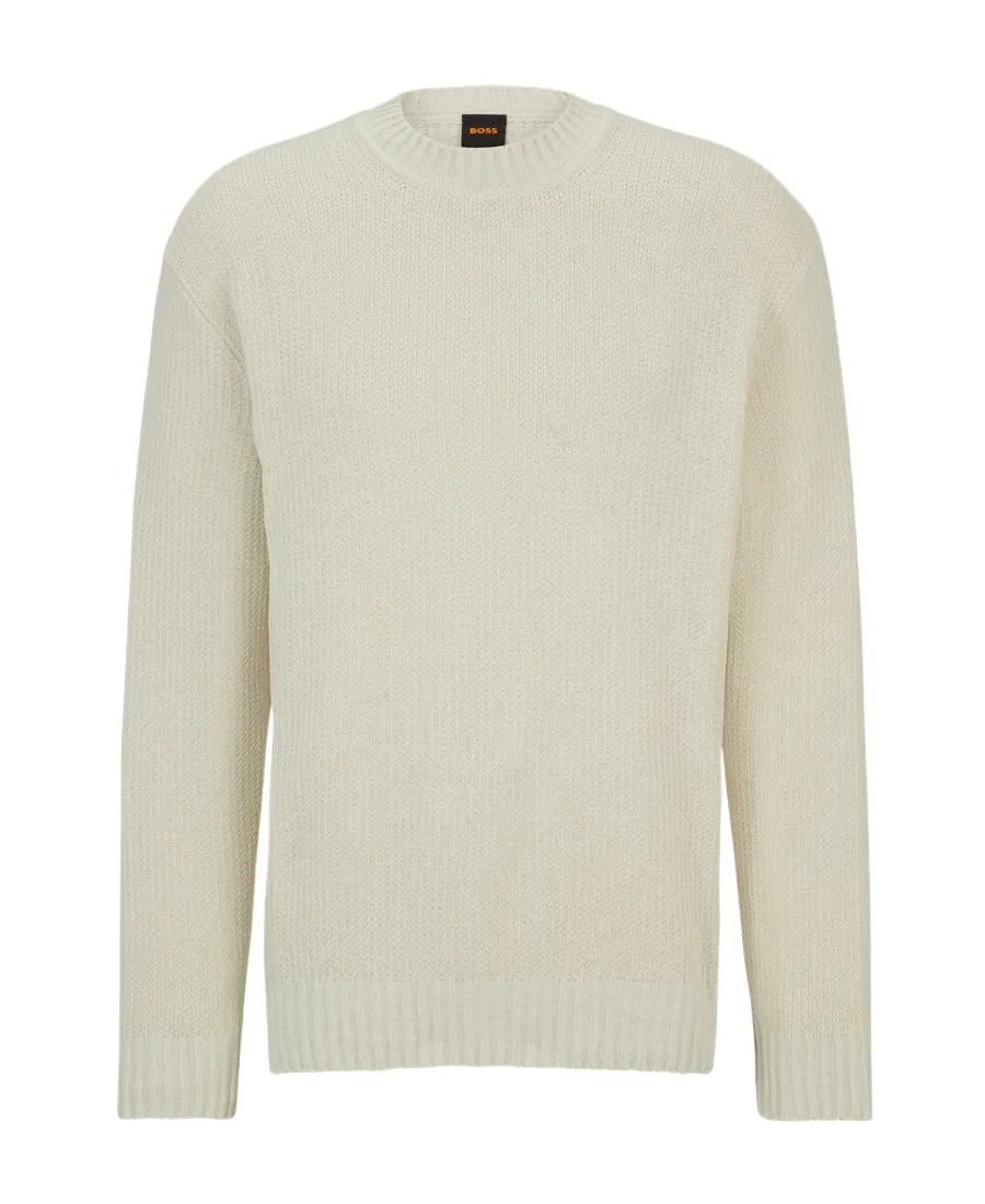 Ribbed-Knit Cotton Jumper