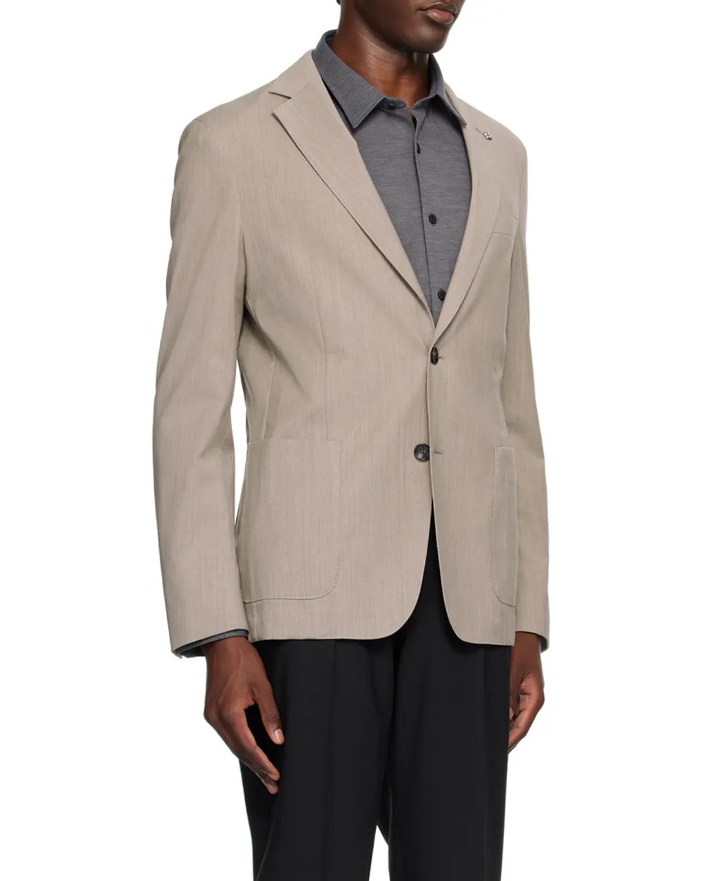 Slim-Fit Long-Sleeved Blazer