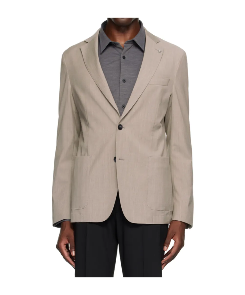 Slim-Fit Long-Sleeved Blazer