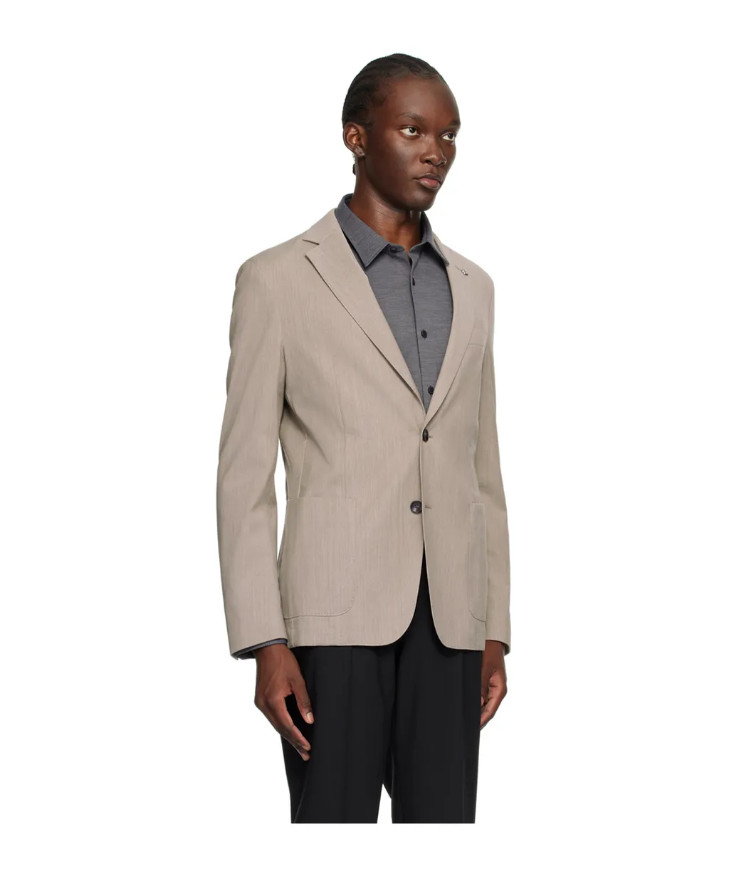 Slim-Fit Long-Sleeved Blazer
