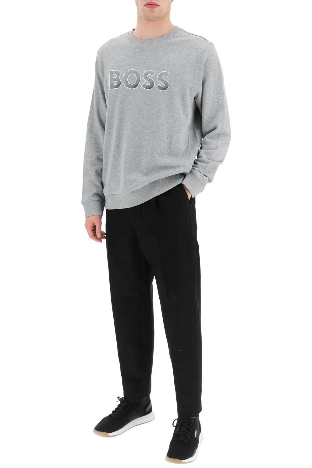 Logo-Print Detail Sweatshirt