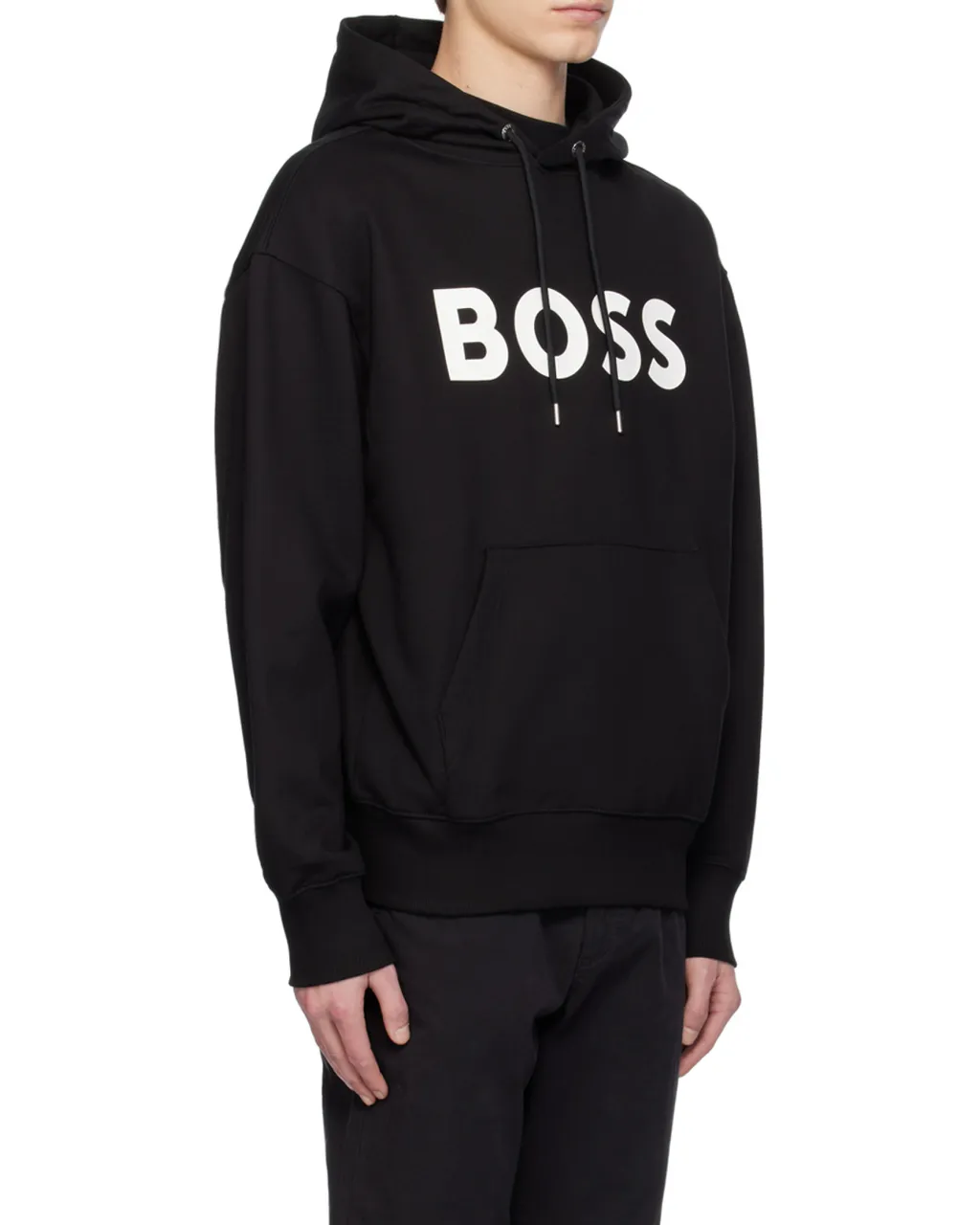 Logo Printed Drawstring Hoodie