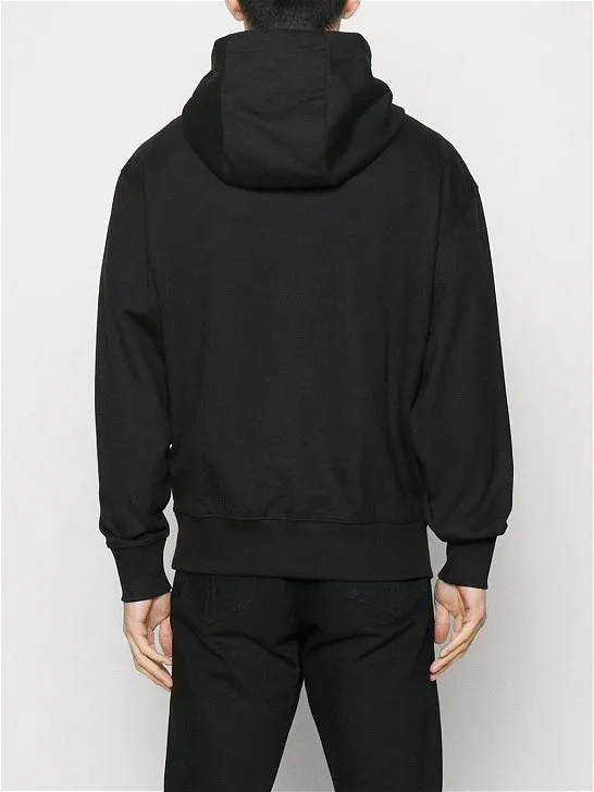 Logo Printed Drawstring Hoodie