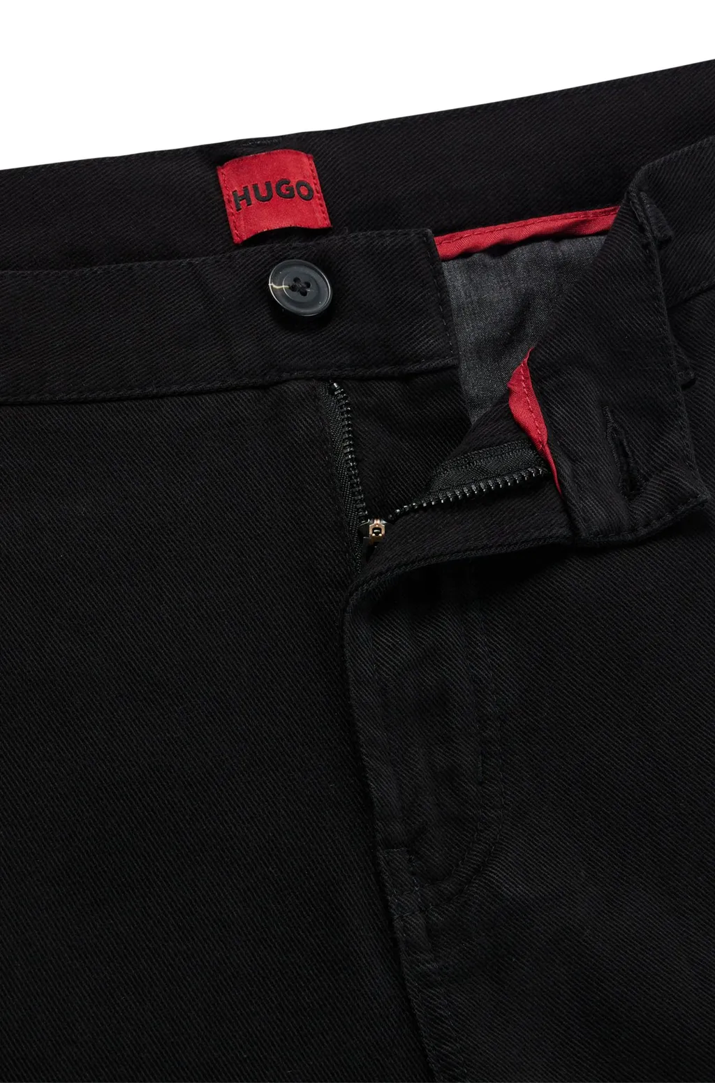 Straight-Leg Cotton Trousers
