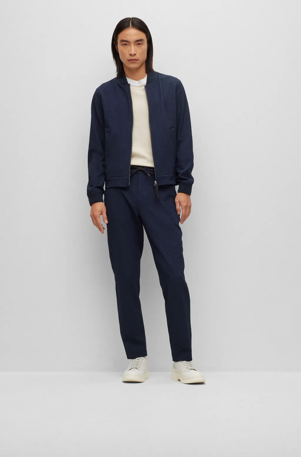 Elastic Casual Trousers