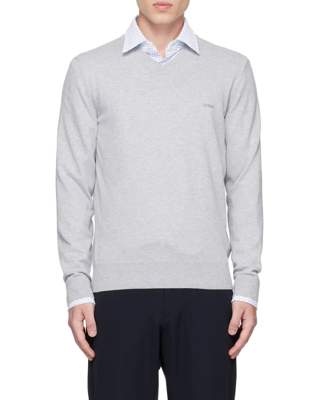 V-Neck Knitted Sweater