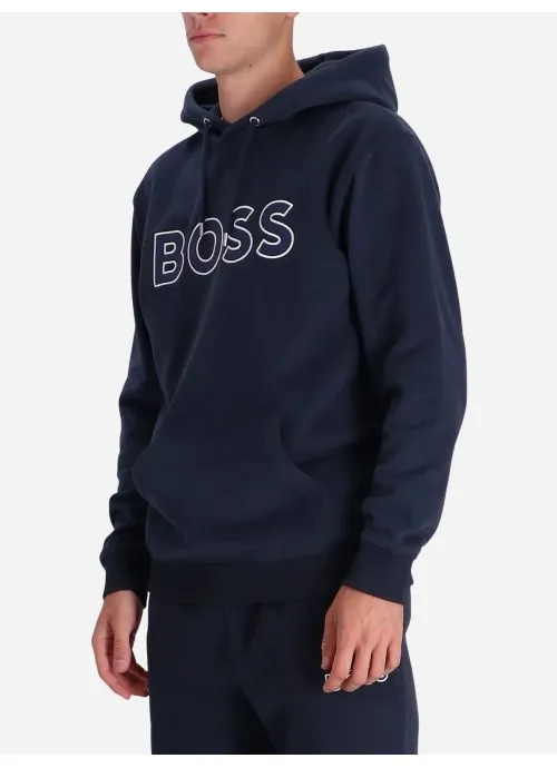 Stripe-Detail Crew-Neck Sweatshirt