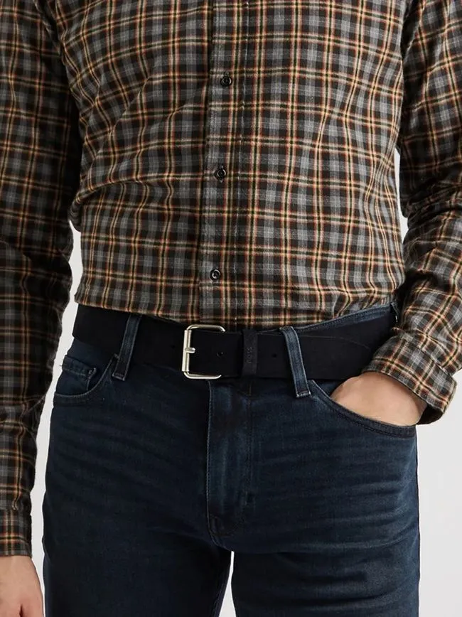 Buckle Suede Belt