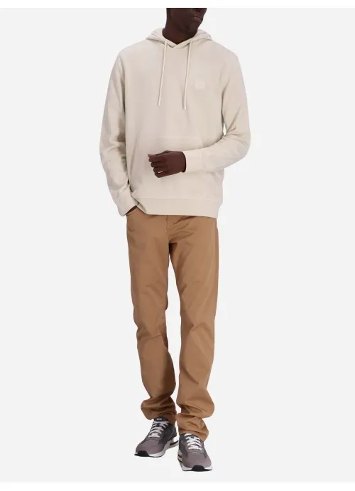 Logo-Patch Long-Sleeve Hoodie