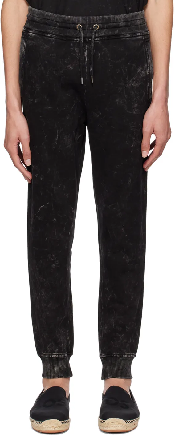 Acid-Wash Track Pants