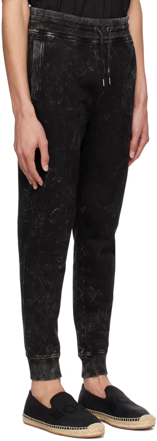 Acid-Wash Track Pants
