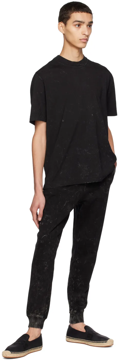 Acid-Wash Track Pants