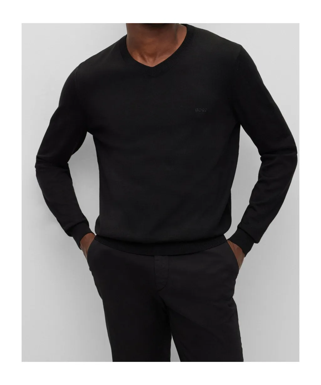 Logo Embroidered Regular Fit Jumper
