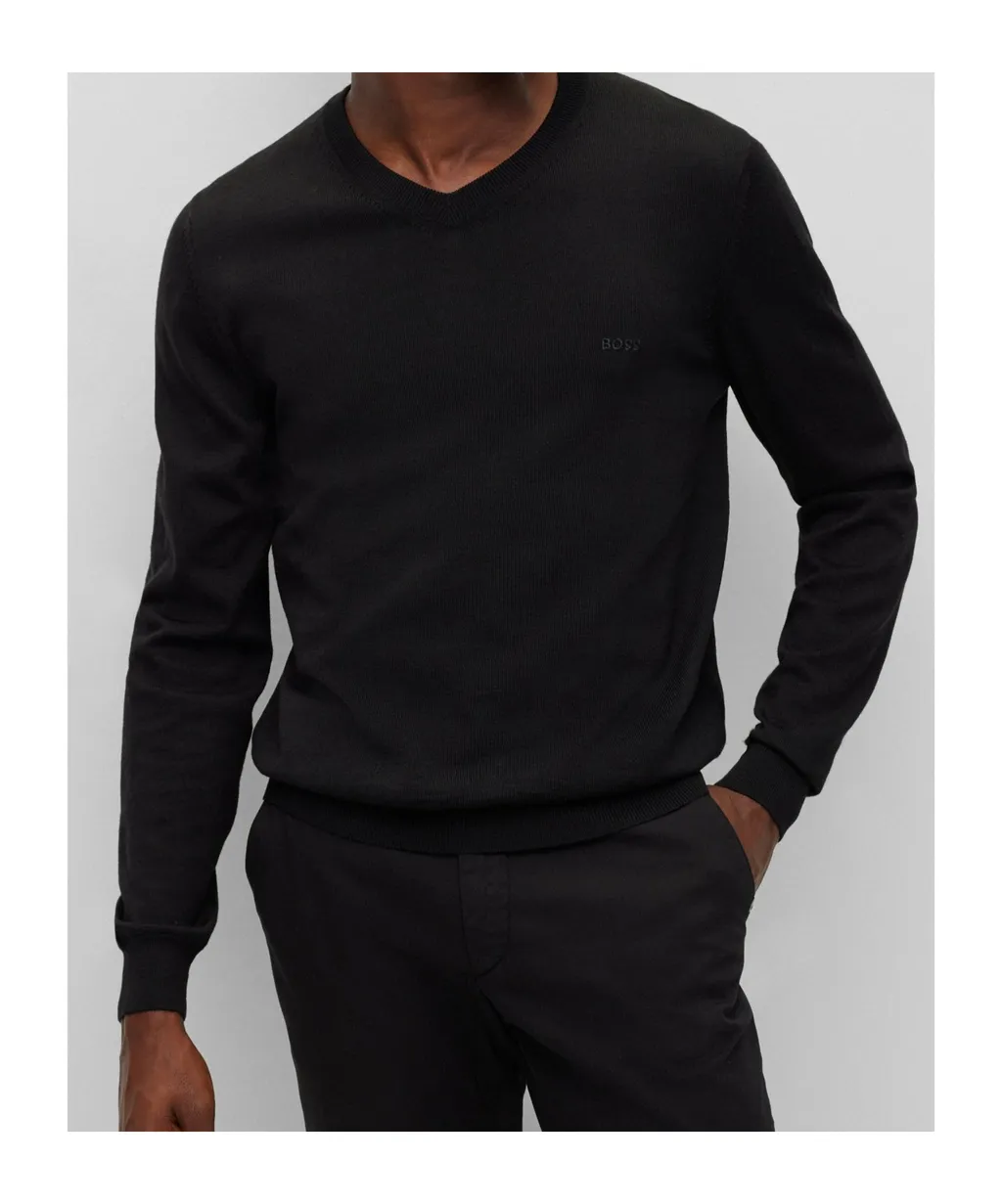 Logo Embroidered Regular Fit Jumper