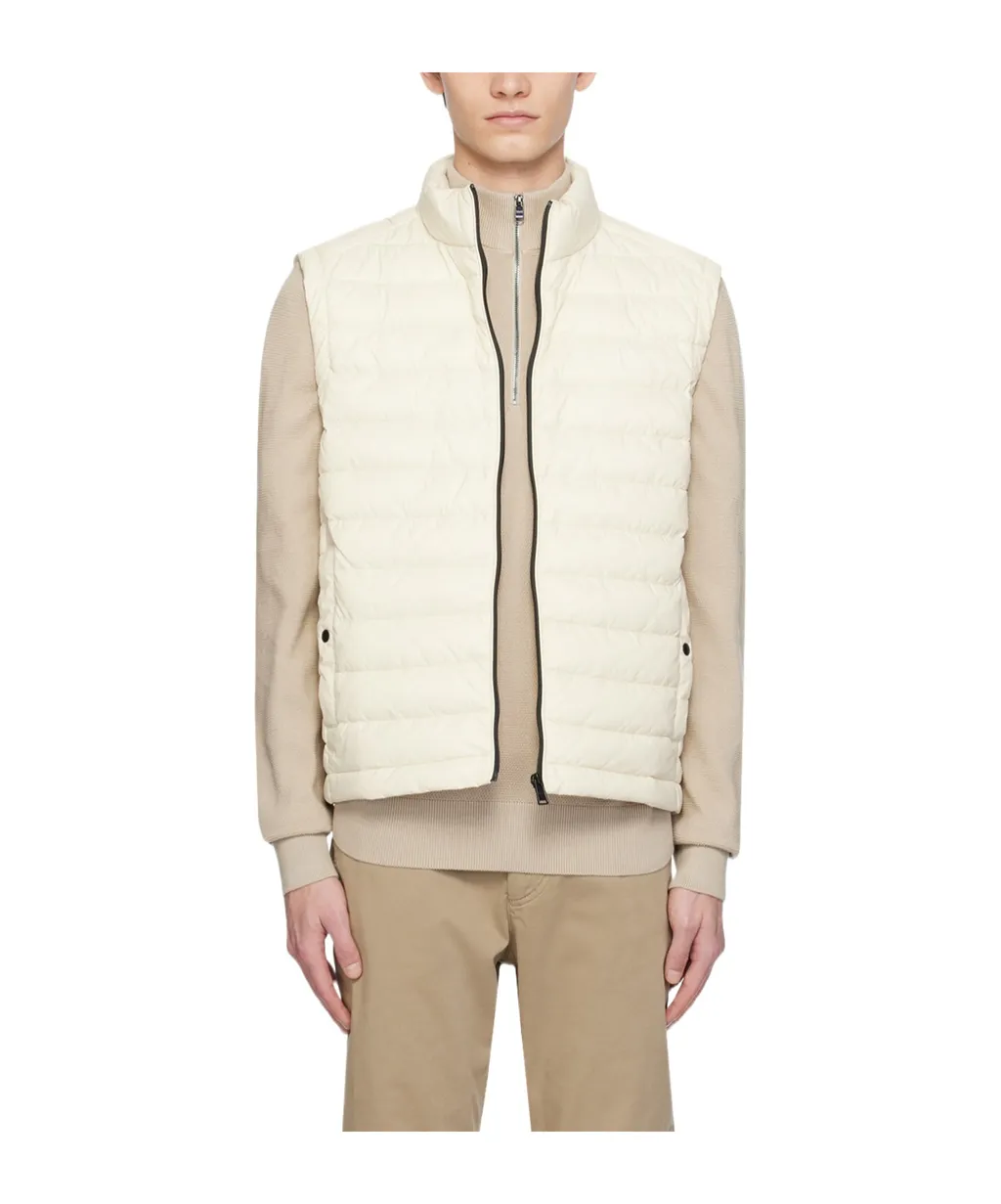 Logo-Print Quilted Gilet