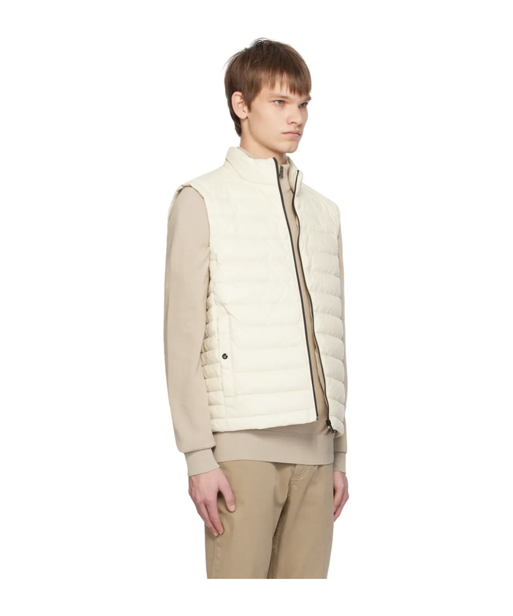 Logo-Print Quilted Gilet