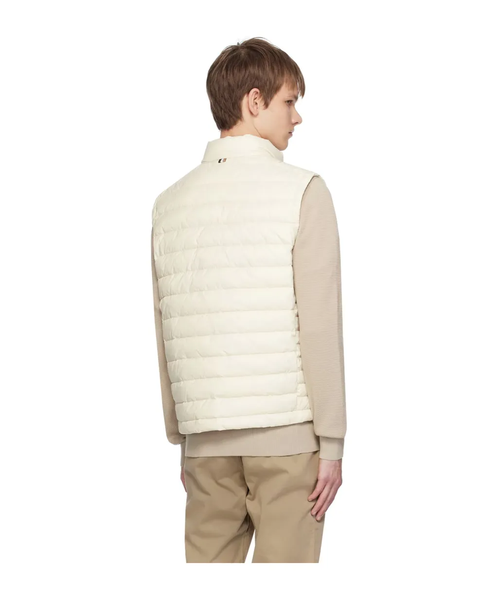 Logo-Print Quilted Gilet