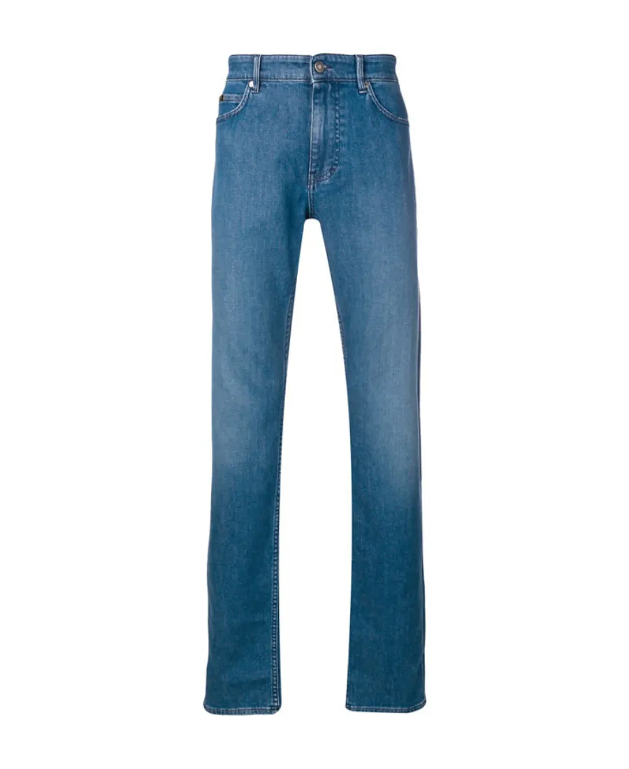 Logo Straight Jeans