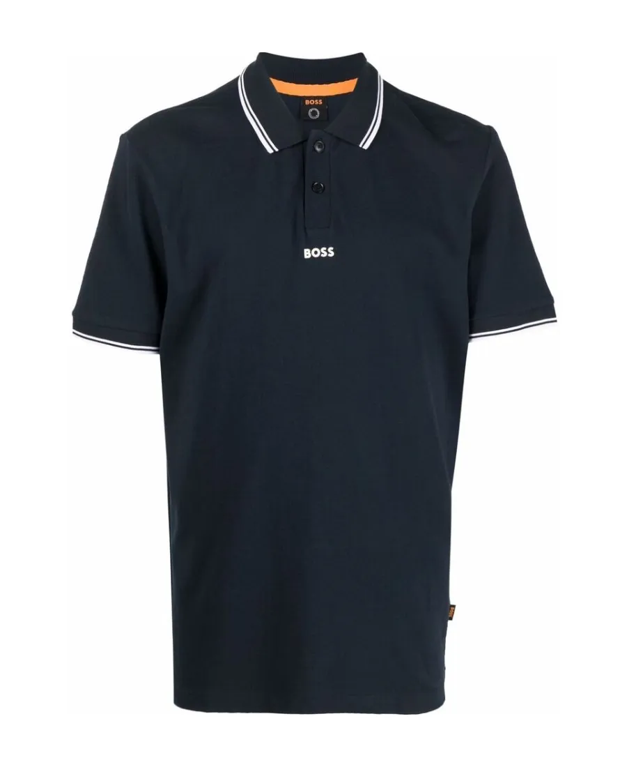 Logo Print Polo Shirt