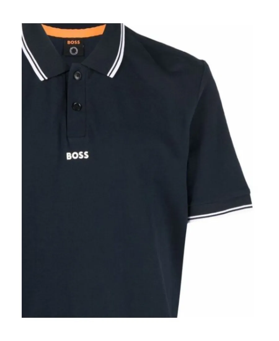 Logo Print Polo Shirt